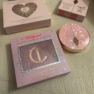 Neutral Matte & Highlight Face Palette - Nude Pink Shades